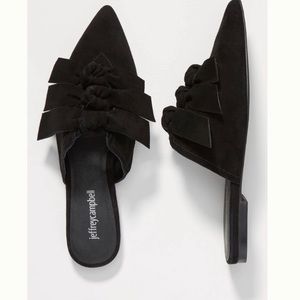 Jeffrey Campbell Black Charly Knotted Mule